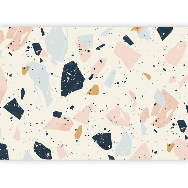 Carta da parati - Terrazzo with Large Scaled Stones in Subdued Colors