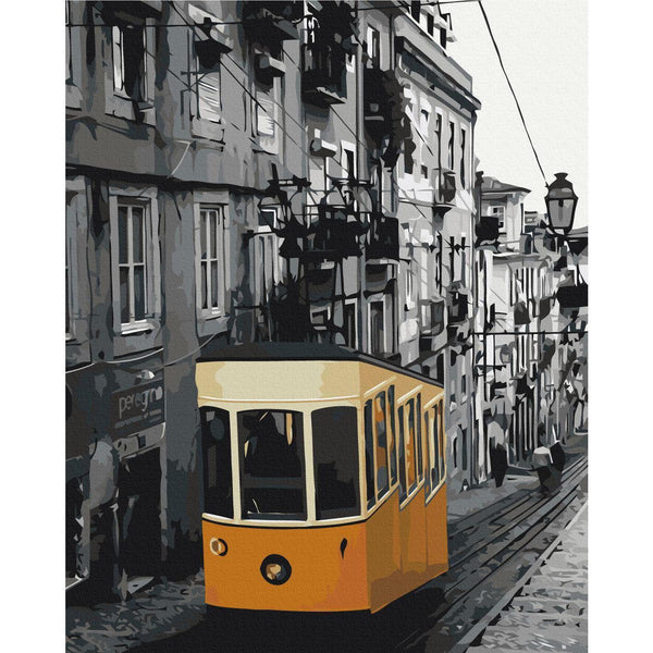 Quadro fai da te - Tram in Lisbon