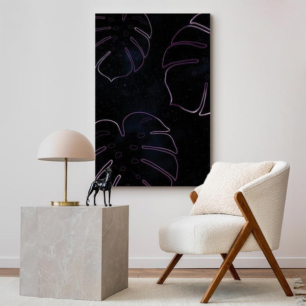 Quadro - Galactic Monstera (1 Part) Vertical