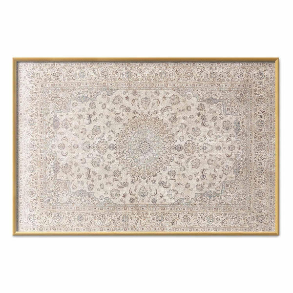 Poster - Sand Carpet - Worn Persian Rug with Rich Ornamental Motifs