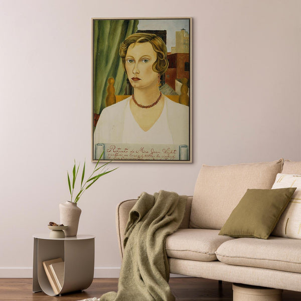 Quadro - Frida Kahlo – Portrait of Mrs Jean Wight