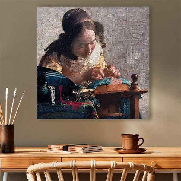 Quadro - Jan Vermeer – The Lacemaker