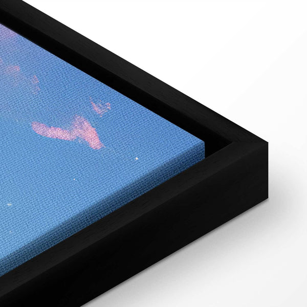 Quadro - Night Concert in the Mountains: Clouds Illuminated by the Last Rays of the Sun