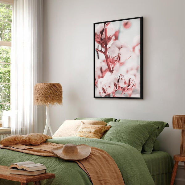 Quadro - Blooming Cotton (1 Part) Vertical