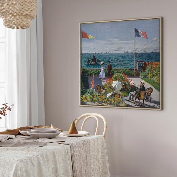 Quadro - Claude Monet – Terrace at Sainte-Adresse