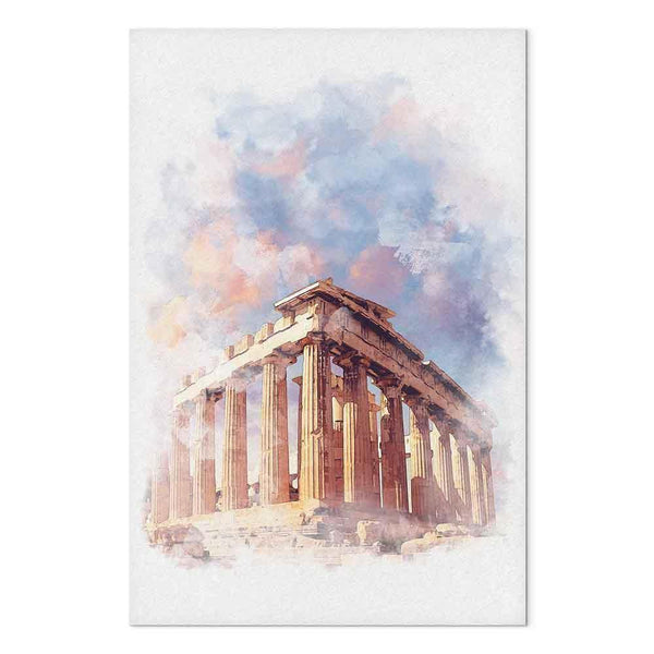 Quadro - Painted Parthenon (1 Part) Vertical