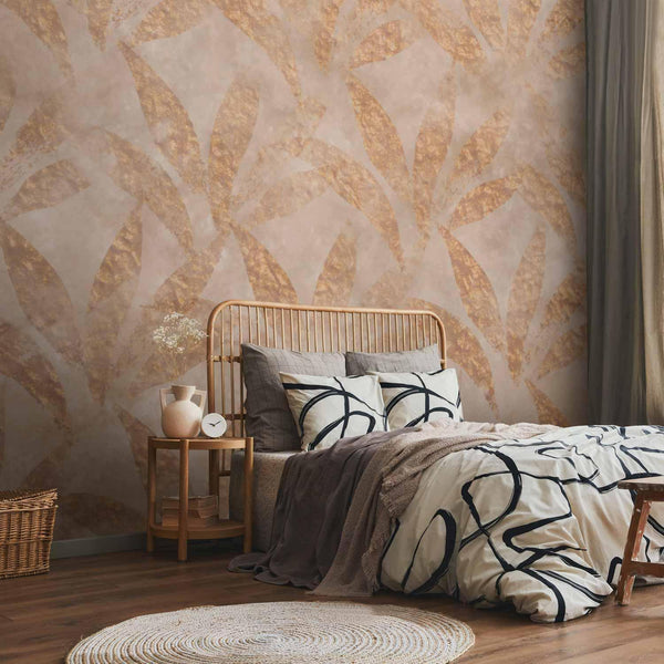 Carta da parati - Leaves and Gold