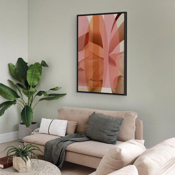 Quadro - Floral Kaleidoscope (1 Part) Vertical