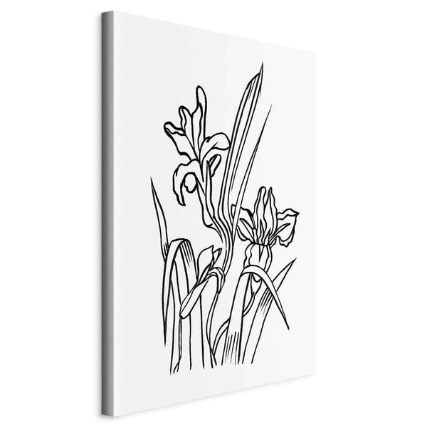Quadro - Love Irises (1 Part) Vertical
