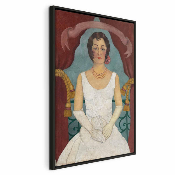 Quadro - Frida Kahlo – Portrait of a Lady in White