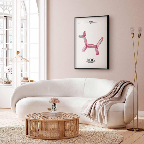 Poster - Holo-Dog - Colorful Retro Dog