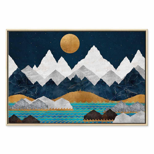 Quadro - Night in the Mountains (1 Part) Wide