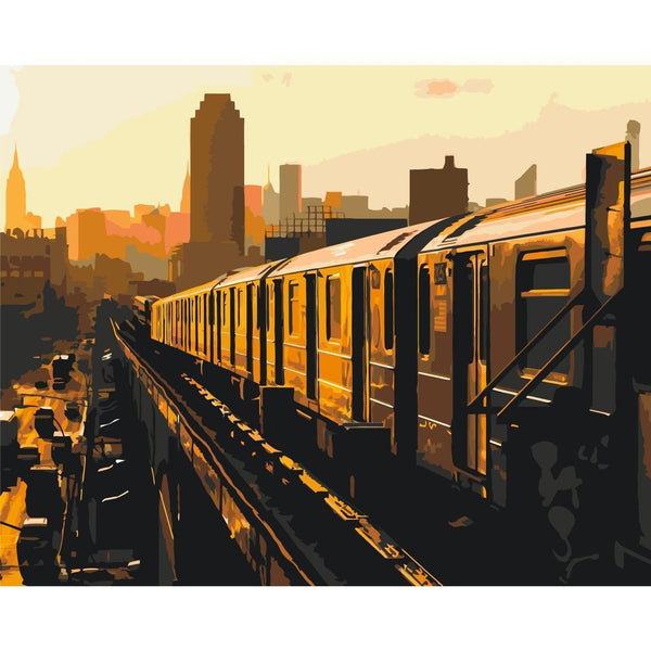 Quadro fai da te - New York Subway