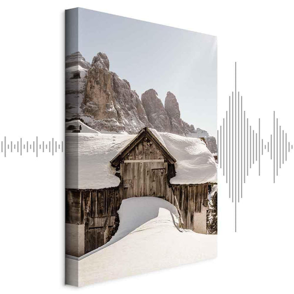 Quadro - Winter in the Dolomites (1 Part) Vertical