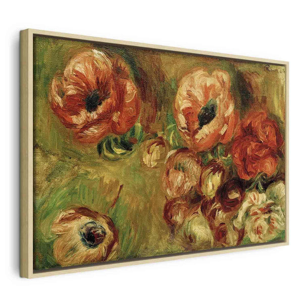 Quadro - Pierre-Auguste Renoir – Les Anémones