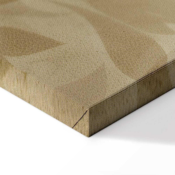 Quadro - Botanical Motif with Leaves and Vines in Sand Colors