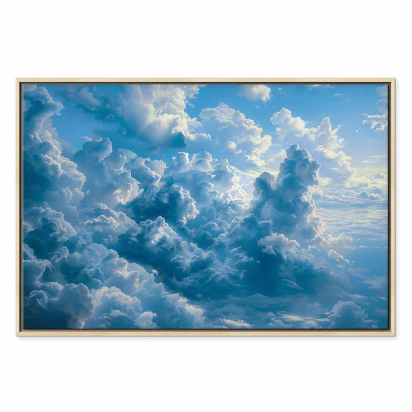 Quadro - Ocean in the Air: Waving Clouds Reflecting Morning Light