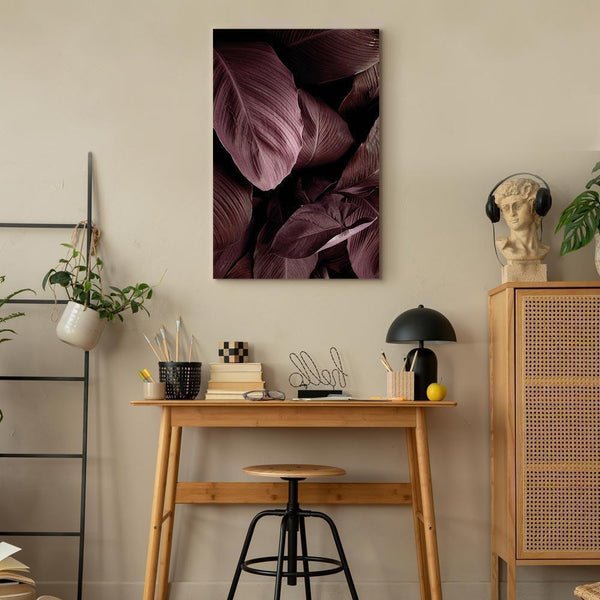 Quadro - Velvet Leaves (1 Part) Vertical