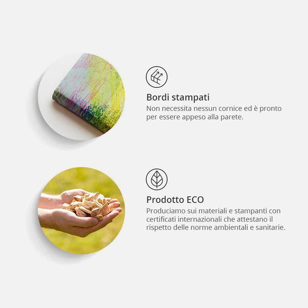 Quadro di sughero - Opalescent Map