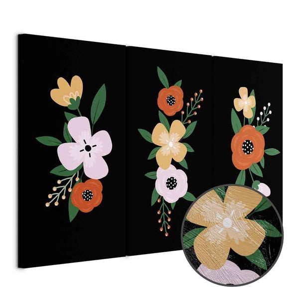 Quadro - Colorful Bloom (3 Parts)