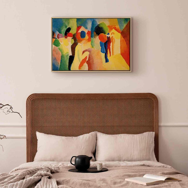 Quadro - August Macke – With a Yellow Jacket