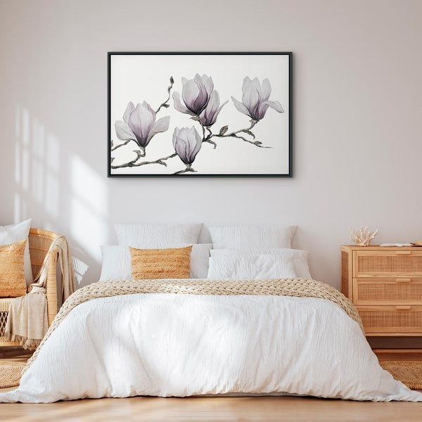 Quadro - Painted Magnolias (1 Part) Wide