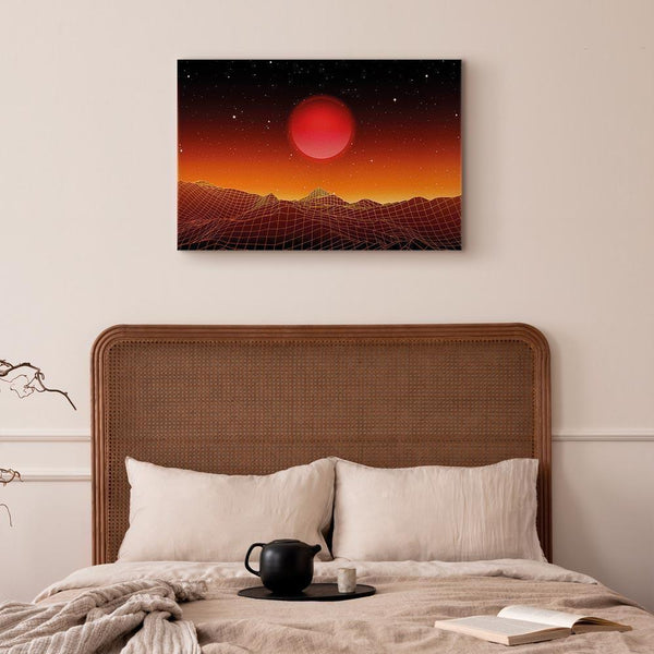 Quadro - Futuristic landscape (1 Part) Wide