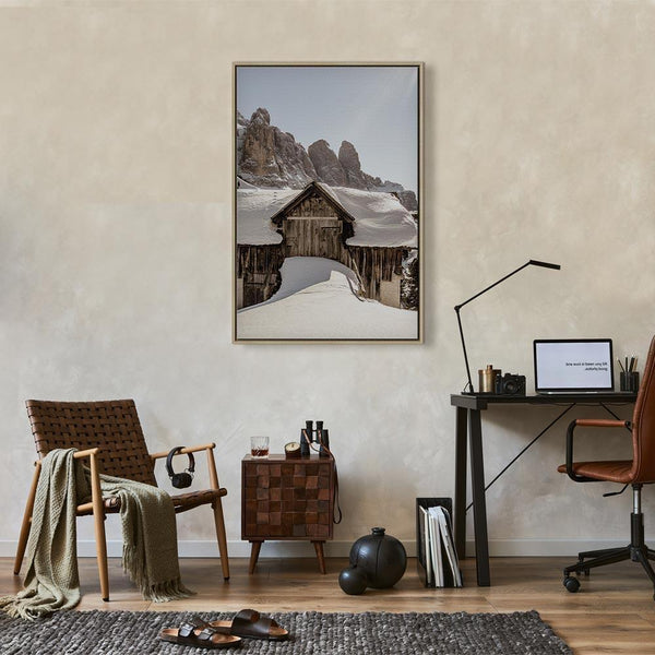 Quadro - Winter in the Dolomites (1 Part) Vertical