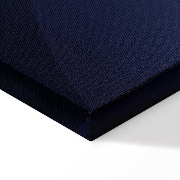 Quadro - In the Shadow of Classic Blue (1-part) - Golden Circle in Abstraction