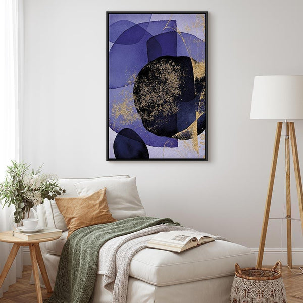 Quadro - Purple Kaleidoscope (1 Part) Vertical