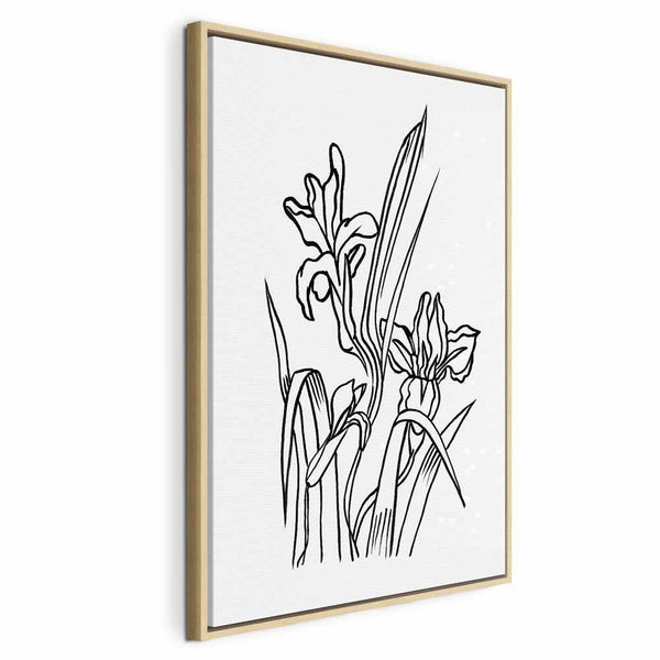 Quadro - Love Irises (1 Part) Vertical