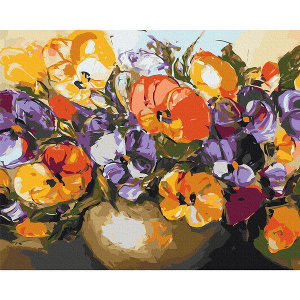 Quadro fai da te - Vase Of Pansies