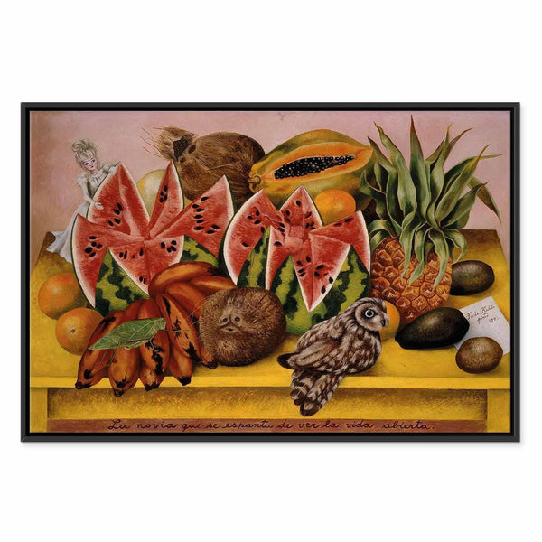 Quadro - Frida Kahlo – A Bride Frightened at the Sight of Life Opened