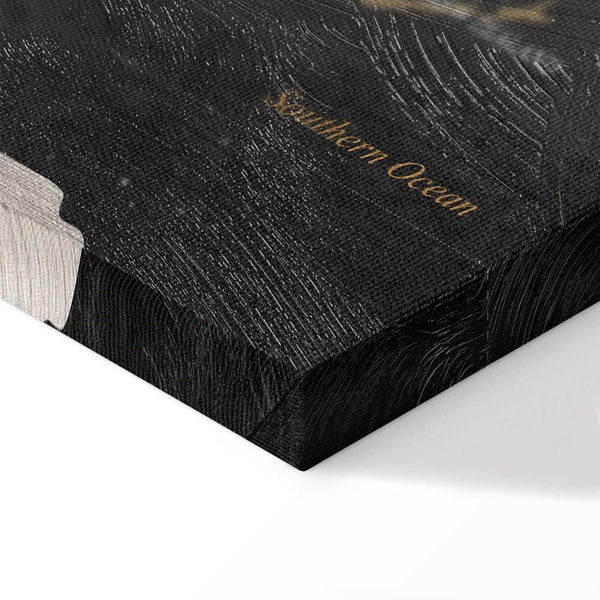 Quadro - World Map: Secrets of the Earth