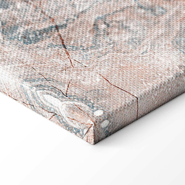 Quadro - Marble flowers – natural stone structure in pastel colours