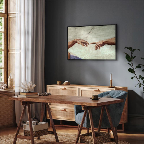 Quadro - Michelangelo – The Creation of Adam (hands)