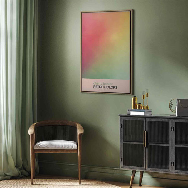 Quadro - Cherry Breeze - Pastel Gradient in Delicate Retro Colors