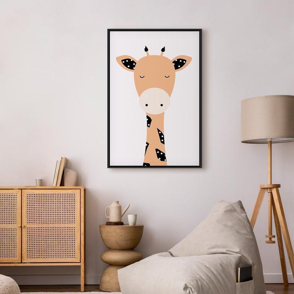 Quadro - Funny Giraffe (1 Part) Vertical