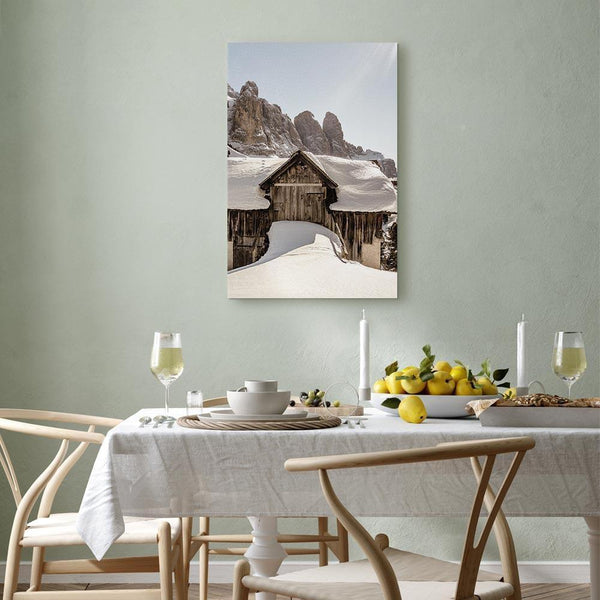 Quadro - Winter in the Dolomites (1 Part) Vertical