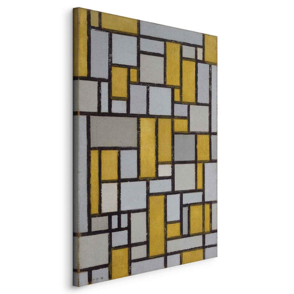 Quadro - Piet Mondrian – Composition with grid 9