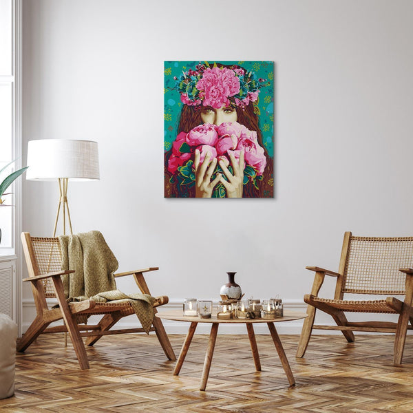 Quadro fai da te - Green-Eyed Woman
