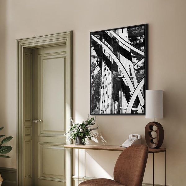 Quadro - City Geometry (1 Part) Vertical