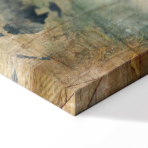 Quadro - Retro Map (5 Parts) Narrow