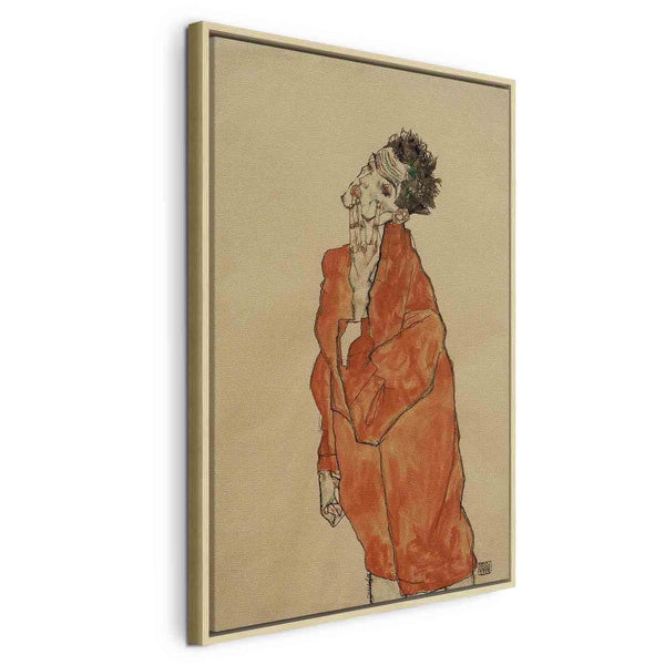 Quadro - Egon Schiele – Self-Portrait (Man in Orange Jacket)