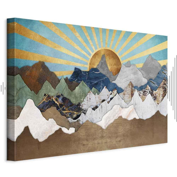 Quadro - Morning in the Mountains (1 Part) Wide