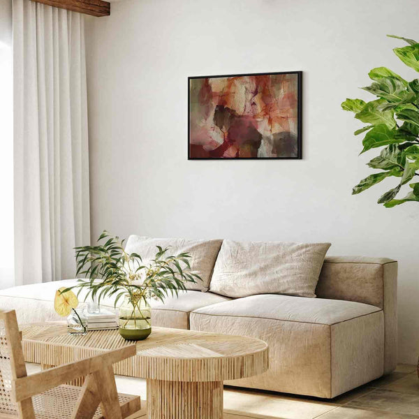 Quadro - Spring composition – transparencies and forms in watercolor style
