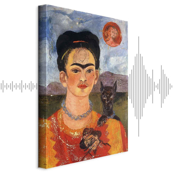 Quadro - Frida Kahlo – Self-Portrait with Diego on My Breast