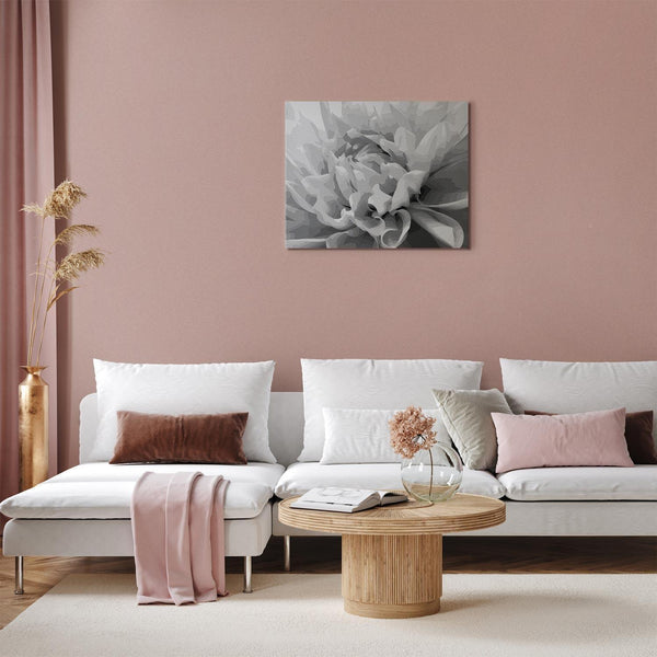 Quadro fai da te - Black & White Flower
