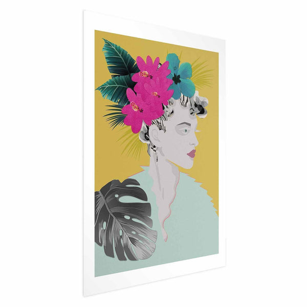 Poster - Flowers in the Hair