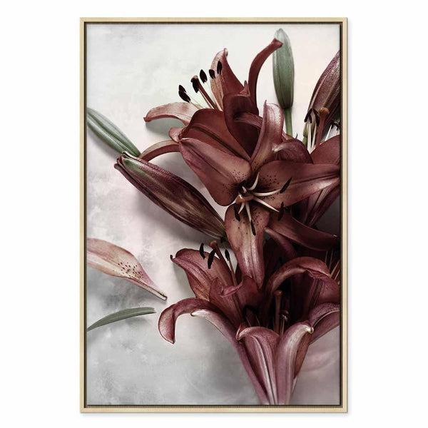 Quadro - Floral Form (1 Part) Vertical